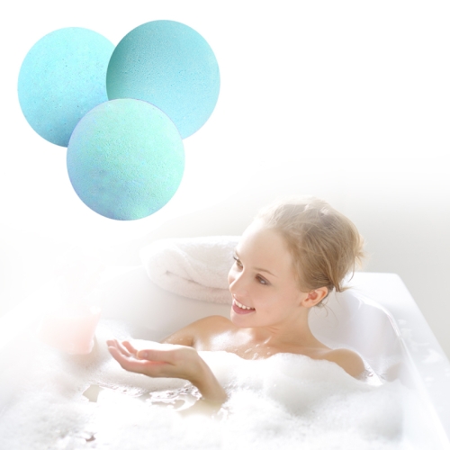 

3 PCS 10g Natural Bubble Shower Bombs Ball Bath Salt Body Essential Oil Bath Ball(Blue)