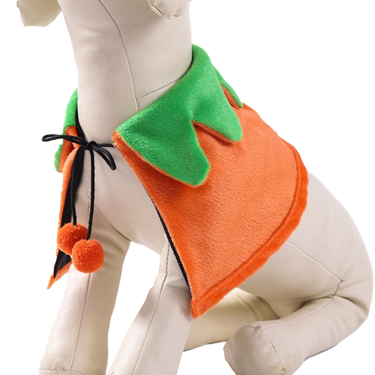 

Halloween Pet Cloak Clothes Double-Sided Embroidered Dress Up Cloak, Size: S