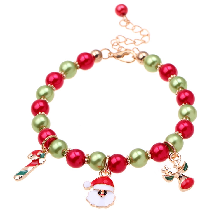 

5 PCS Santa Claus Reindeer Bracelet Christmas Gift