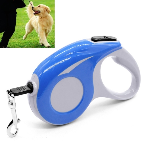 

Automatic Pet Traction Device Household Dog Walking Retractable Traction Rope, Length:3m(Blue)