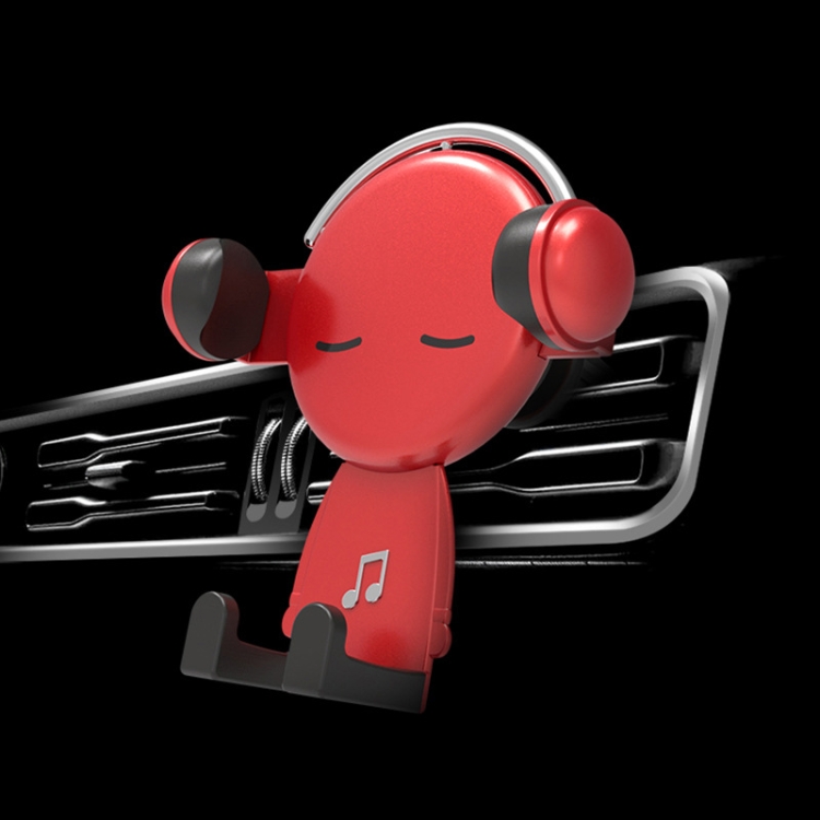 sunsky-online.com - 15% OFF by SUNSKY COUPON CODE: TBD0537205601 for Mobile Phone Holder Car Air Outlet Car Phone Holder Cartoon Navigation Mobile Phone Holder(Red)
