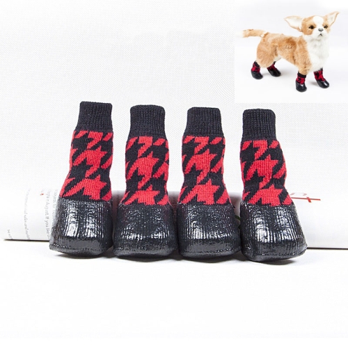 

Pet Socks Shoes Cat Dog Non-Slip Waterproof Socks, Size: Number 1(Thousand Bird Socks)