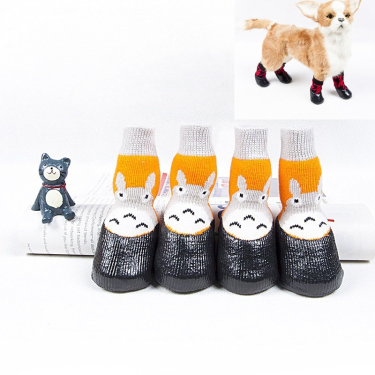 

Pet Socks Shoes Cat Dog Non-Slip Waterproof Socks, Size: Number 5(Bee)