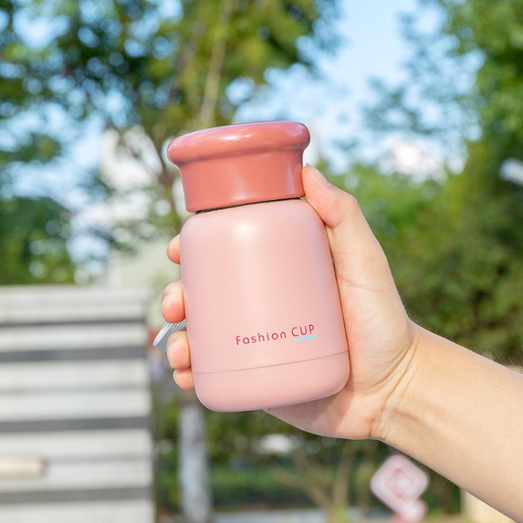 

Stainless Steel Fashion Thermos Cup With Tea Drain Outdoor Portable Water Cup(Pink)
