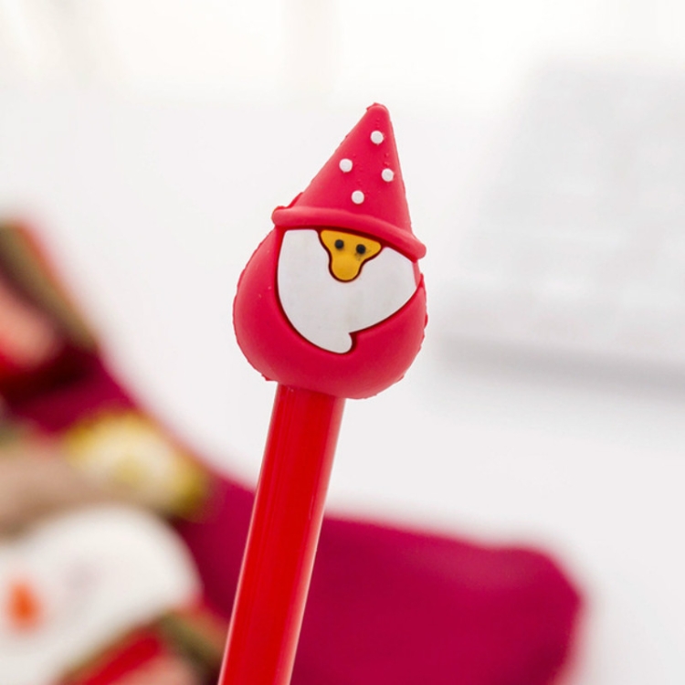 

5 PCS Christmas Lovely Gel Pen Creative Gift Signature Pen(Snowman)