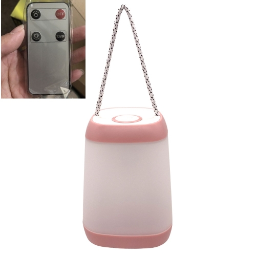 

Portable Night Light Bedroom Baby Nursing Eye Protection Bedside Lamp, Style:Remote Control(Pink)