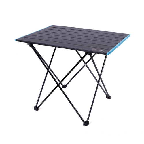 

Outdoor Aluminum Alloy Folding Table Camping Picnic Portable Folding Table Barbecue Table Stall Small Dining Table, Size:Medium