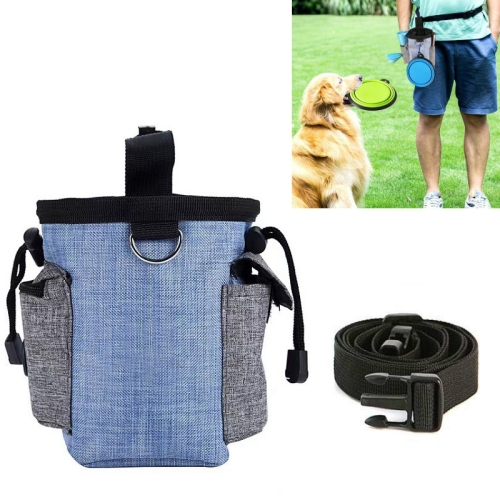 

Dog Training Bag Outing Food Snacks Garbage Bag Dog Outing Training Waist Bag Pet Training Bag, Specification:Blue Waist Bag