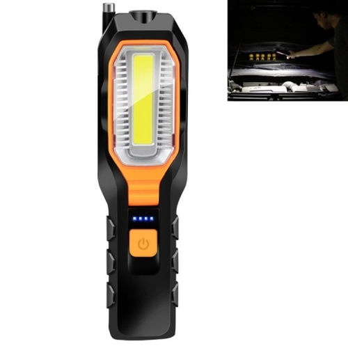 

Car Inspection LED Light Charging With Magnet Strong Light & Anti-Fall Emergency Light, Style:Rechargeable(Yellow)