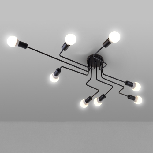 

Modern Minimalist Shaped Spider Ceiling Lamp Chandelier, AC 220V, Light Source:with LED White Bulbs(8 Heads)