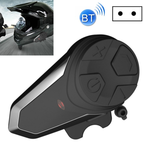 

BT-S3 Motorcycle Helmet Bluetooth Headset Motorcycle Intercom Bluetooth Headset, Specification:With EU Plug Charger(Black)