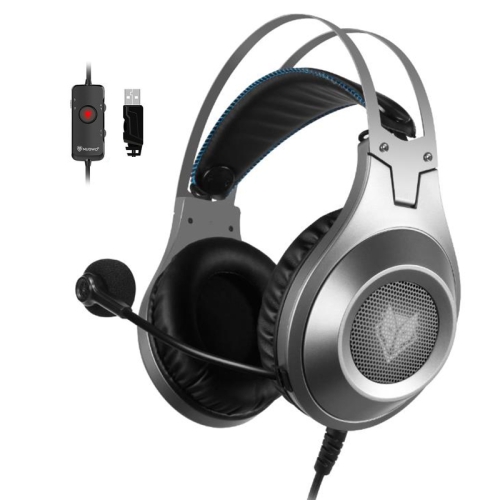 

NUBWO N2U Gaming Wired Computer Headphone with Microphone, Cable Length: 2m(Silver)