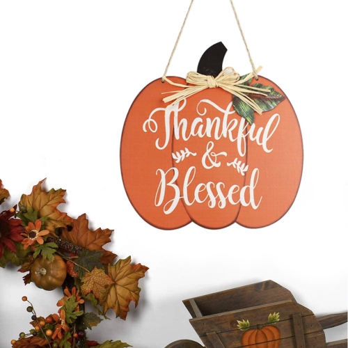 

Wooden Harvest Festival Thanksgiving Pumpkin Home Decoration Listing