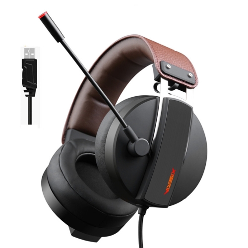 

XIBERIA S22 Computer Game 7.1 Channel Headset With Microphone, Cable Length: 2m, Style:USB Computer Version(Black )