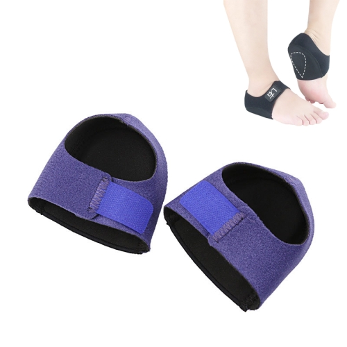 

Heel Fatigue Shock Absorption And Warmth Gel Protective Cover, Size:S, Style:without Printing(Blue )