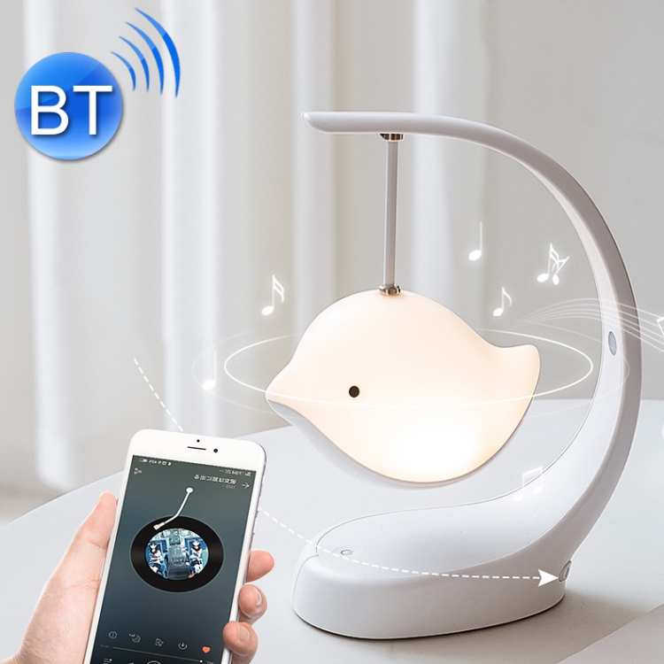 

Bird Speaker Night Light Bedroom Bedside Music Desk Lamp, Style:Bluetooth