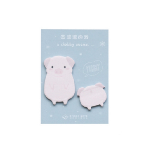 

Cute Fat Little Animal Weekly Plan Sticky Notes Post Memo Pad(Piggy)