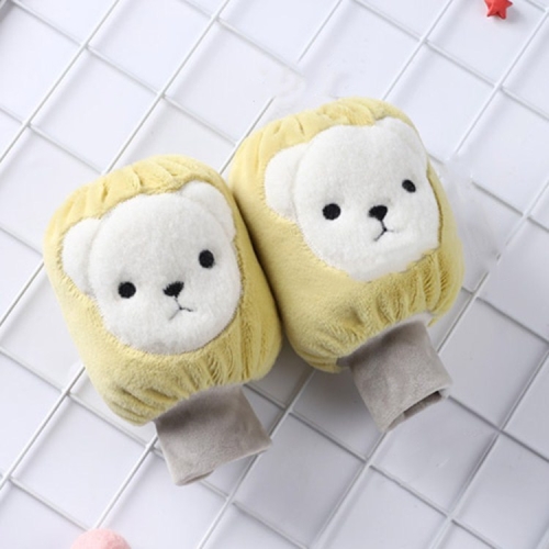 

5 Pairs Autumn And Winter Children Universal Cartoon Bear Pattern Cute Wear-Resistant Anti-Dirty Sleeves(Yellow)