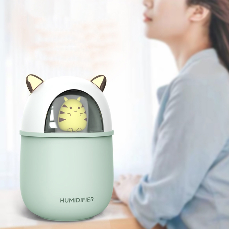 

Cute Mouse USB Mini Bedroom Mute Water Spray Air Humidifier(Blue)