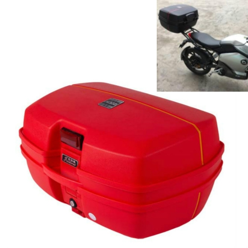 

Jiaderui 698 45L Motorcycle Trunk Electric Scooter Storage Box Tool Box(Red)