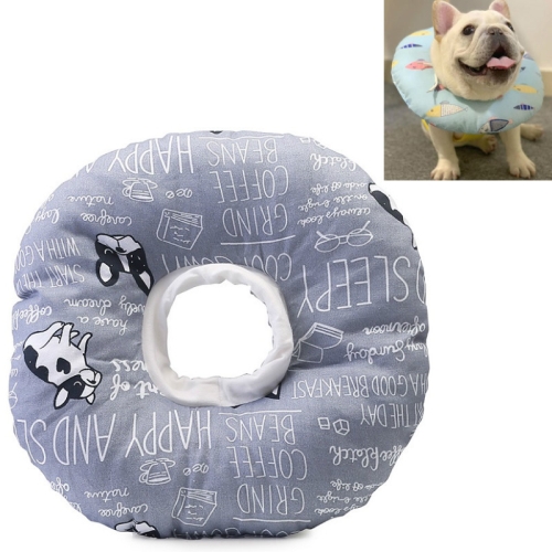 

2 PCS Cat Anti-Lick And Anti-Bite Soft Ring Dog Collar Pet Supplies, Size:XS(Bulldog)