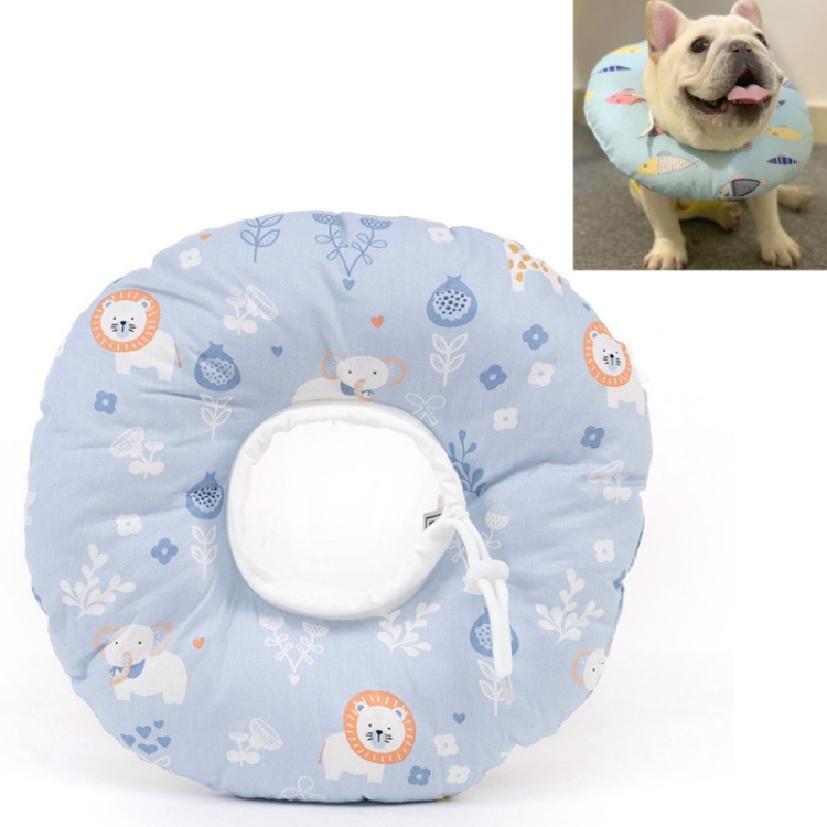 

2 PCS Cat Anti-Lick And Anti-Bite Soft Ring Dog Collar Pet Supplies, Size:S(Taro Lion)