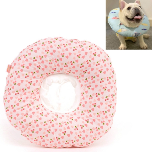 

2 PCS Cat Anti-Lick And Anti-Bite Soft Ring Dog Collar Pet Supplies, Size:S(Small Strawberry)