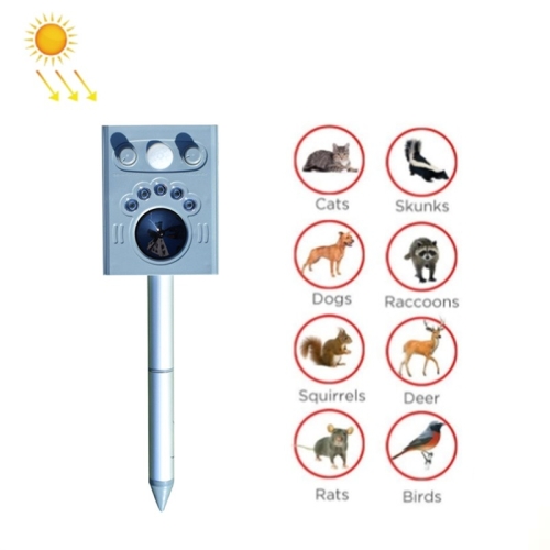 

Insert Solar Mouse Repeller Ultrasonic Animal Repeller