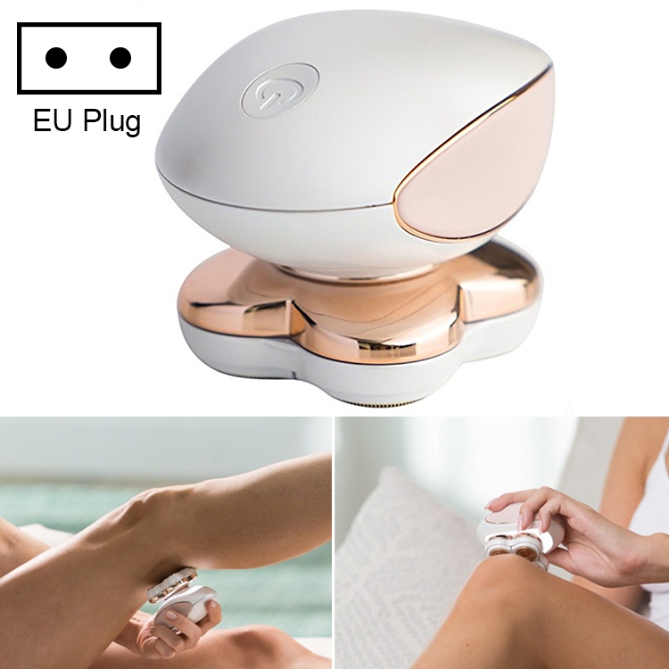 

USB Rechargeable Epilator for Man and Woman Use Body Hair Removal Device Depilator(EU Plug)