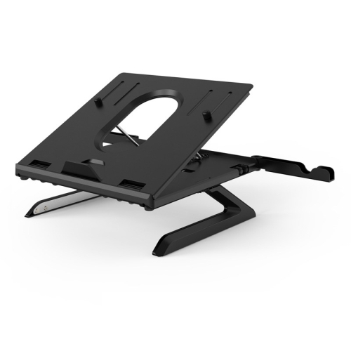 

Multifunctional Folding Notebook Stand Monitor Increase Rack, Colour: Tripod (Black)