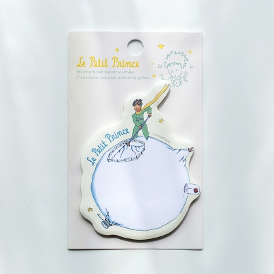 

Cartoon Little Prince Pattern Memo Pad Paper Sticky Notes Planner Sticker Paste Stationery(White)