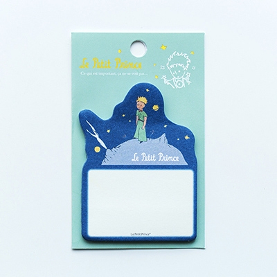 

Cartoon Little Prince Pattern Memo Pad Paper Sticky Notes Planner Sticker Paste Stationery(Blue)