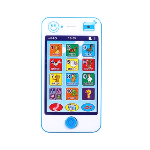sunsky 3 قطع لعب الأطفال التعليمية محاكاة الموسيقى الهاتف المحمول لعبة هدية الأزرق