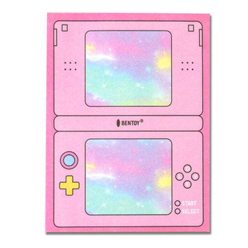 

Creative Computer Game Machine Modeling Memo Pad Pink Girl Heart N Times Sticky Notes Bookmark Gift Stationery(Game machine)