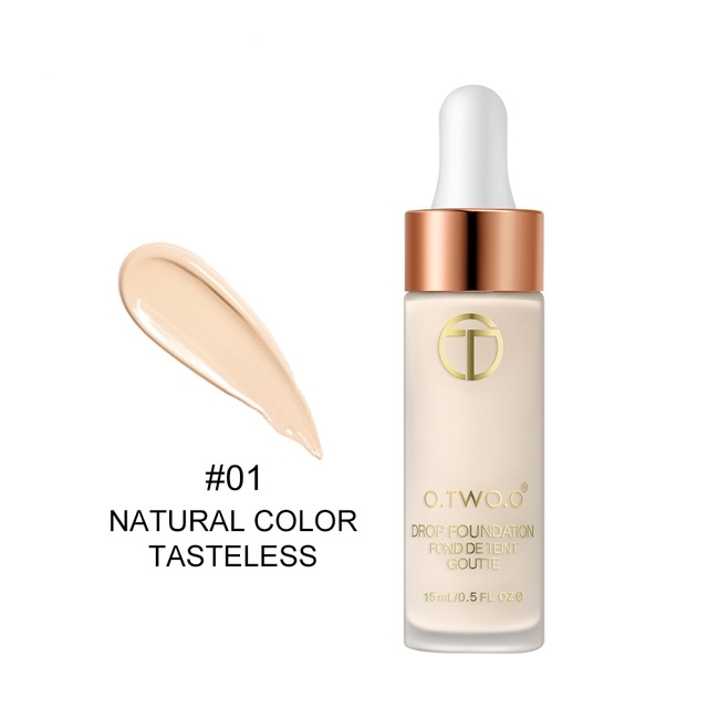 

Full Cover Matt Liquid Foundation Makeup Face Base Long Lasting Concealer Primer BB Cream Make Up Cosmetics(01Natural color)