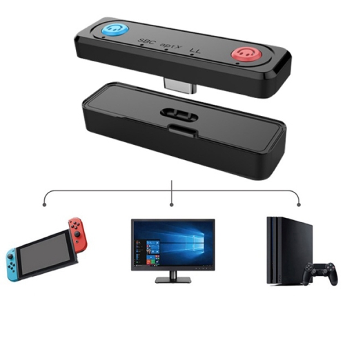 

Slim 5.0 Audio Transmitter For Switch/PS4/PC Adapter(Blue Red)