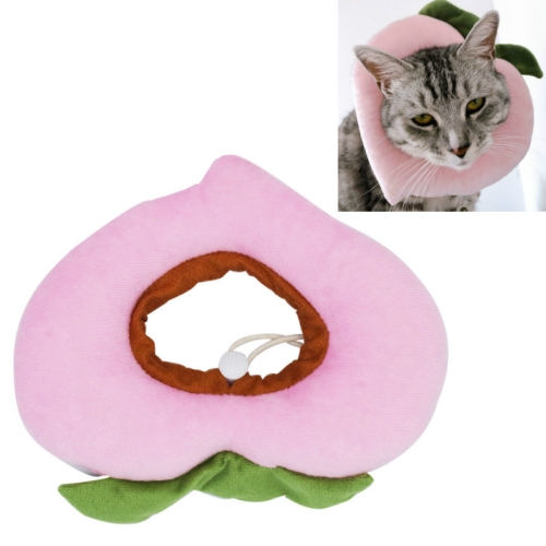 

3 PCS Adjustable Collar Pet Anti Licking Collar Sterilization Cat Anti Scratch Collar, Style:Peach