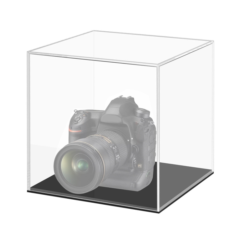 

Large 24x24x24cm Clear Acrylic Camera Display Cover Plexiglass Display Case Countertop Box