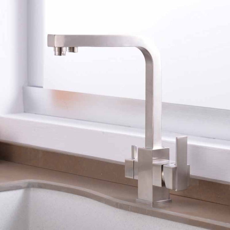 

Copper Kitchen Sink Hot&Cold Water Purifier Faucet, Specification: Drawing