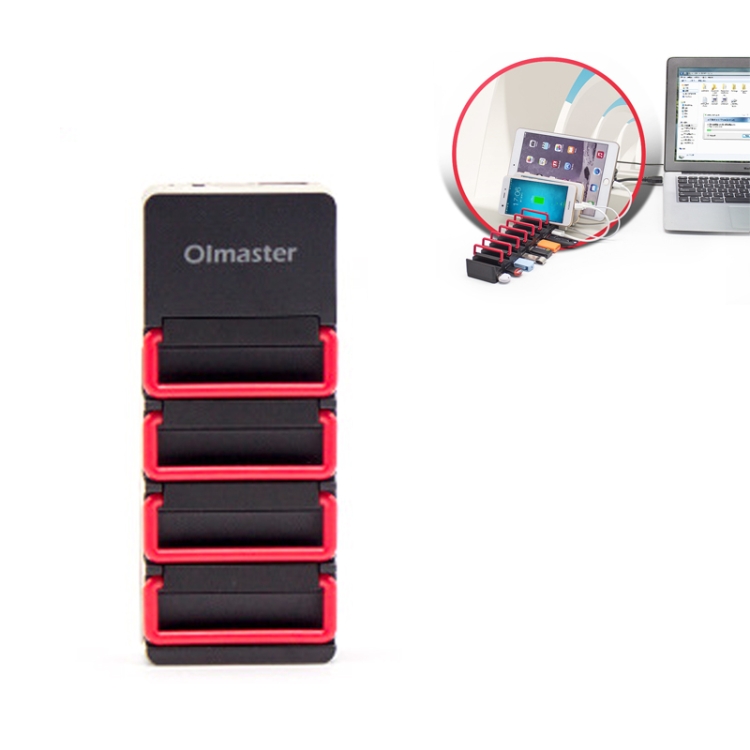 

Olmaster HY-HB8127U3-B USB 3.0 HUB Splitter Phone Charging Station with Power Supply, US Plug, Number of interfaces: 4 Ports