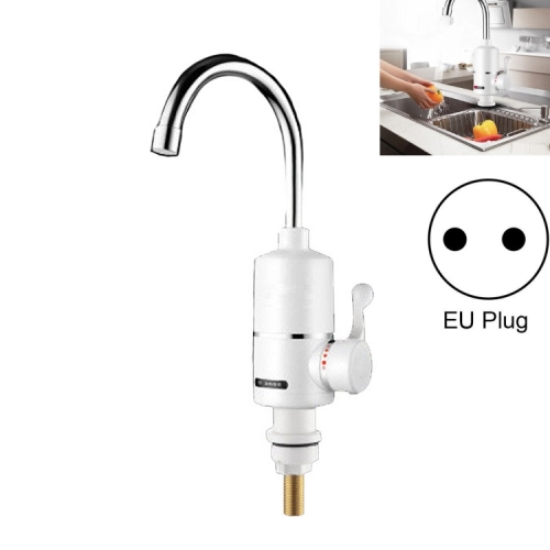 

Kitchen Instant Electric Hot Water Faucet EU Plug, Style:Lamp Display Big Elbow