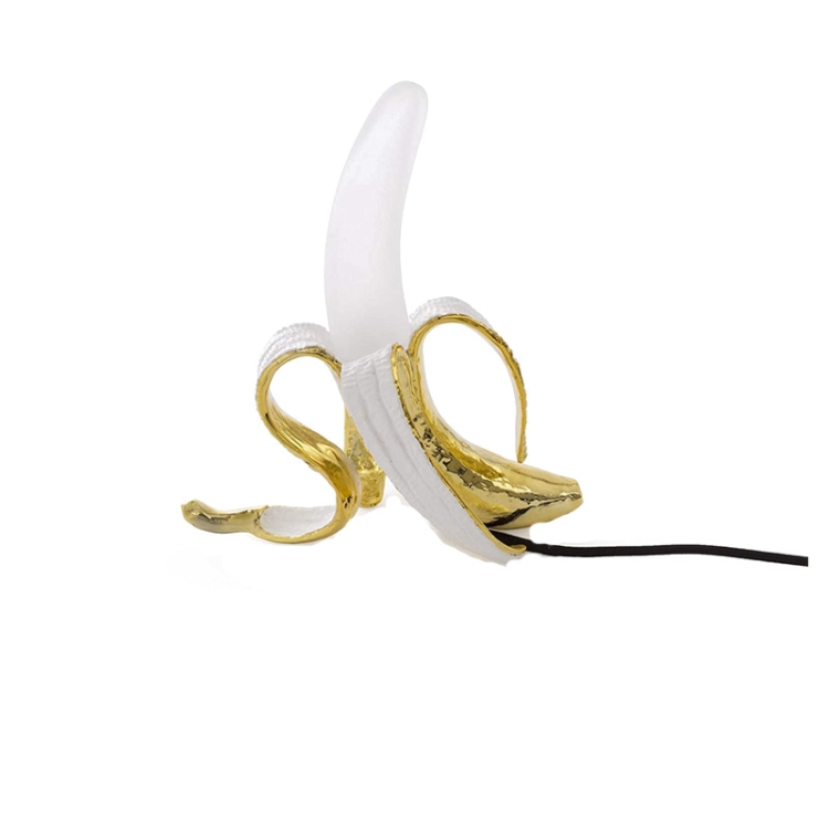 

Banana Table Lamp Bedroom Decoration Lamp, Specification: EU Plug, Style:Standing Posture(Plating)