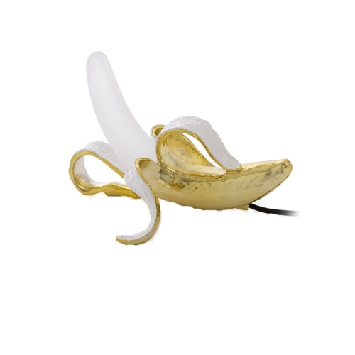 

Banana Table Lamp Bedroom Decoration Lamp, Specification: EU Plug, Style:Sitting Posture(Plating)