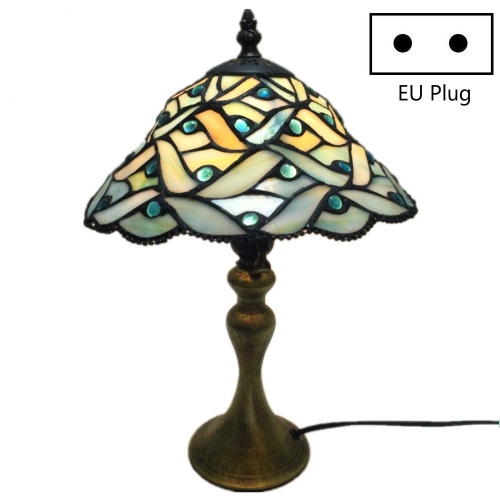 

40W Living Room Table Lamp Modern Simplicity Bedroom Study Grape Table Lamp, AC 110-240V, Style:LHJ-TD16852(EU Plug)