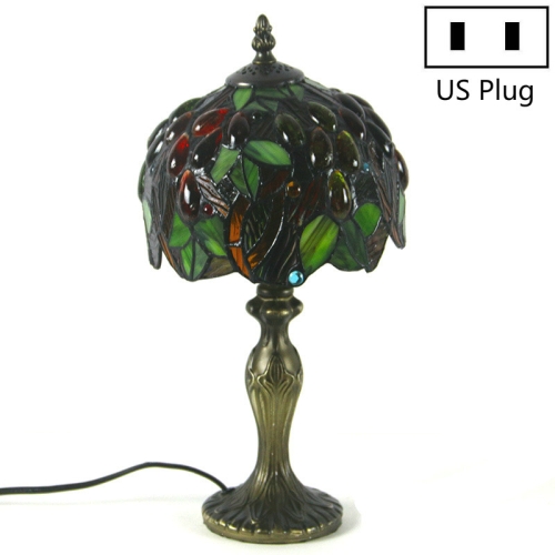 

40W Living Room Table Lamp Modern Simplicity Bedroom Study Grape Table Lamp, AC 110-240V, Style:LHJ-TD16853(US Plug)