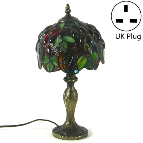 

40W Living Room Table Lamp Modern Simplicity Bedroom Study Grape Table Lamp, AC 110-240V, Style:LHJ-TD16853(UK Plug)