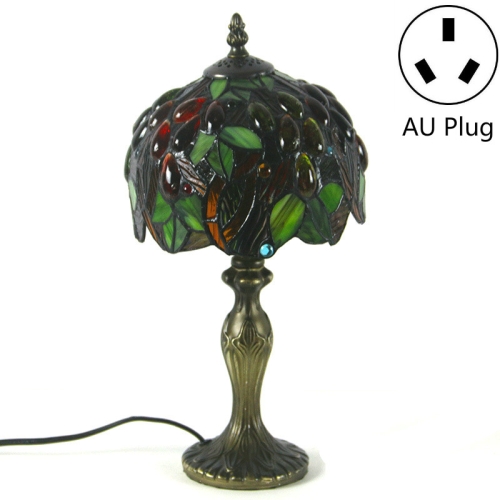 

40W Living Room Table Lamp Modern Simplicity Bedroom Study Grape Table Lamp, AC 110-240V, Style:LHJ-TD16853(AU Plug)