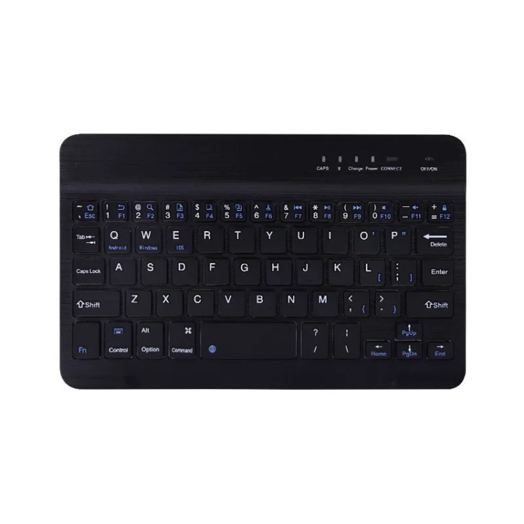 

YS-001 7-8 inch Tablet Phones Universal Mini Wireless Bluetooth Keyboard, Style:Only Keyboard(Black)