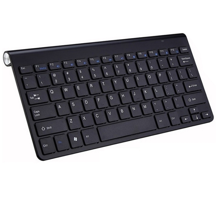 

USB External Notebook Desktop Computer Universal Mini Wireless Keyboard Mouse, Style:Keyboard(Black )