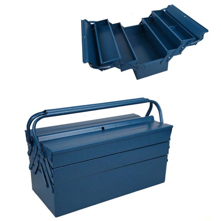 

Double Handle Double Open Three-Layer Tool Box Household Hardware Tool Storage Box, Specification: M (460x200x200mm)